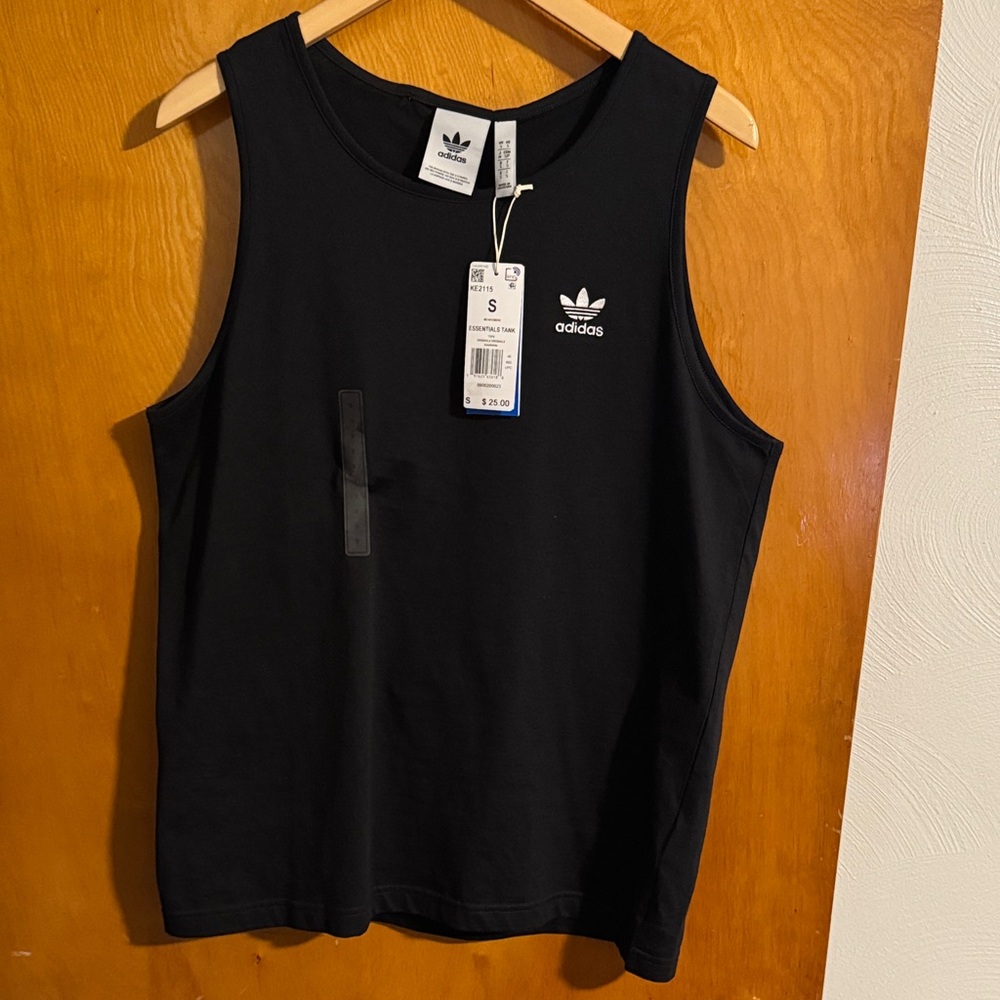 Adidas Tank Top Mens Small Black